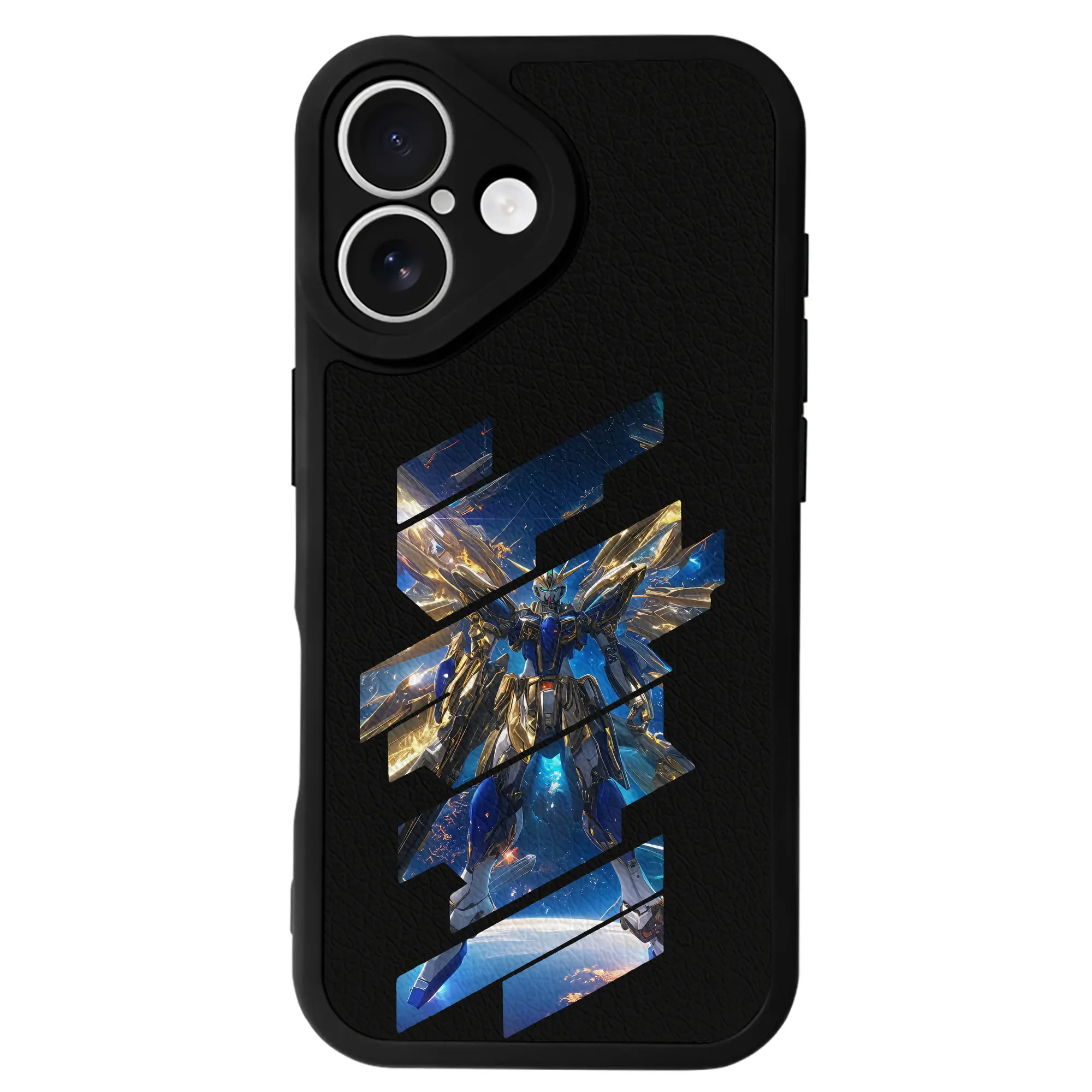 ガンダム グッズ,νガンダム - IPhone 16シリーズ対応 ・ シリコンスマホケース ・ レザー調 ・ 高精度フィット ・ 耐衝撃 ・ ワイヤレス充電対応 ・ 精密カット